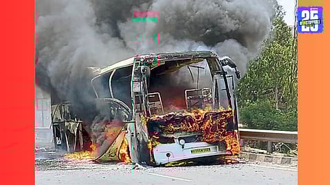 private bus burn
