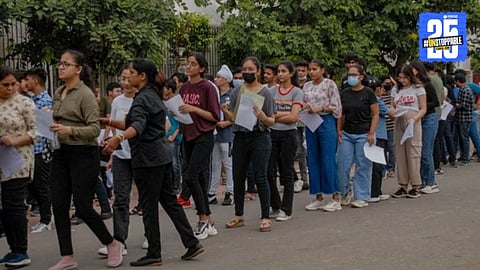 Students checking their JEE Mains 2025 Session 2 results on the official website jeemain.nta.nic.in after NTA declared the results online