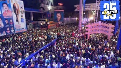 Solapur streets adorned with vibrant Ambedkar Jayanti processions as 180 mandals take part in grand celebration.