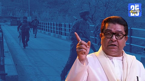 Raj Thackeray addressing after the Pahalgam terror attack, demanding strict security measures and justice for the victims.