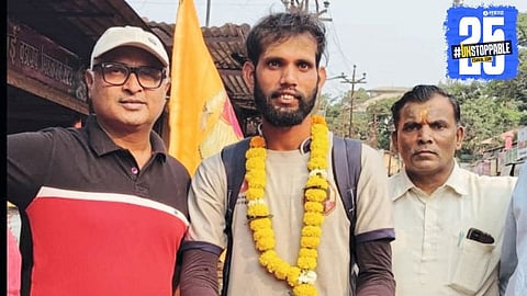 Uttarakhand tourist covers 2000 km on cycle to salute Maharashtra’s 108 historic forts"