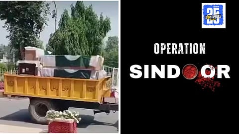 Pakistani Flag Wrapped Terrorists Body