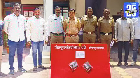 Pandharpur police foil murder attempt; seize two pistols, live cartridges from four accused.