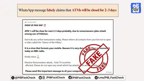 Fact Check ATM Close Viral Message