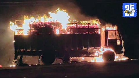 Truck Fire 