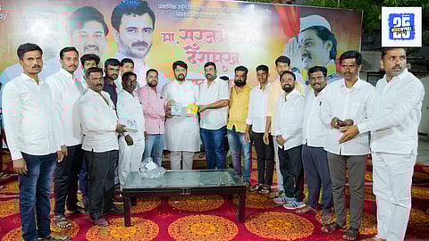 Solapur district president Suraj Deshmukh