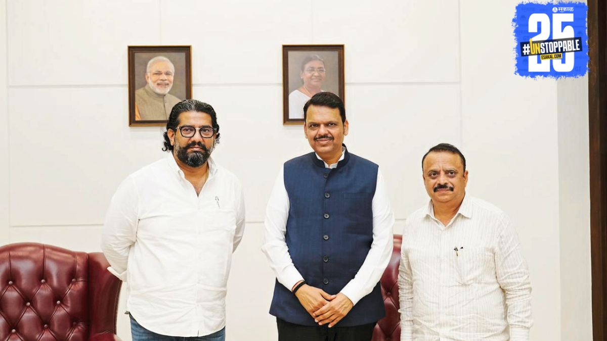 Patankar in a meeting with CM Eknath Shinde; BJP entry rumours spark political ripples in Satara.