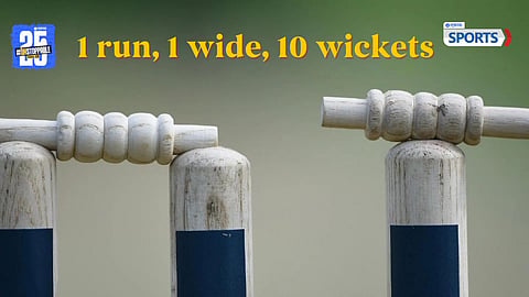 Richmond Fourth XI all out for 2 runs 