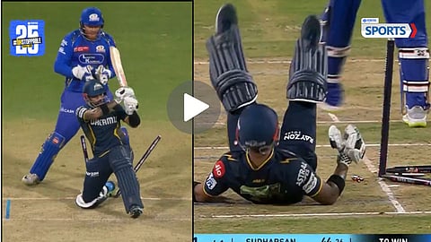 KUSAL MENDIS GETS OUT IN BIZARRE HIT-WICKET 