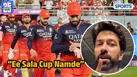 Nakuul Mehta cheering for Virat Kohli and RCB