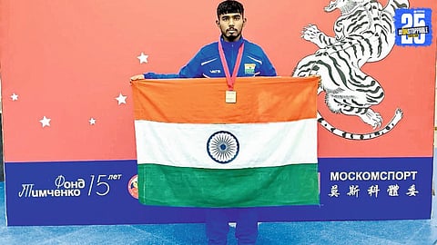 Rohit Thorat celebrates his bronze medal win in international Wushu, credits father’s support