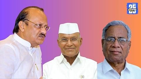 ajit pawar, keshavrao jagtap and balasaheb taware