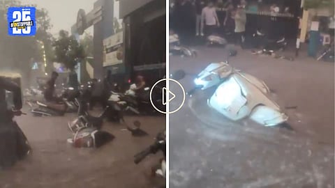 Rajkot Rain Viral Video