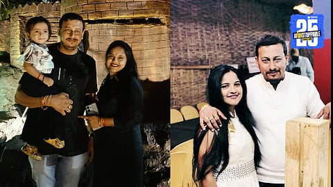 Wreckage from the Kedarnath helicopter crash site where seven pilgrims, including a Yavatmal family of three, tragically lost their lives due to bad weather