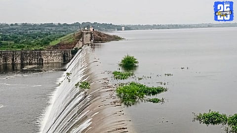 Overflowing Sina river in June brings unexpected joy to Karjat and Ashti regions.