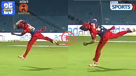 Rahul Tripathi Stunning Catch | MPL 2025