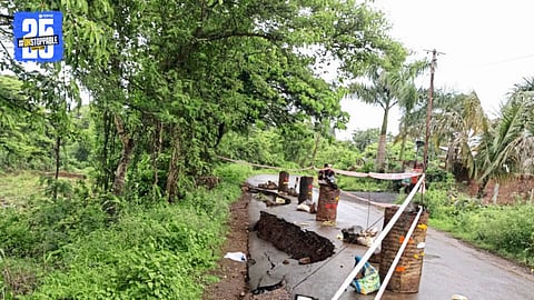 Heavy rains cause destruction in Patan; six houses collapse, officials begin panchnama
