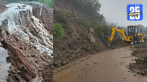 Mahabaleshwar Tapola Road Collapse