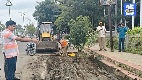 City Launches Massive Clean-Up: Main Road Cleared of Mud, Waste