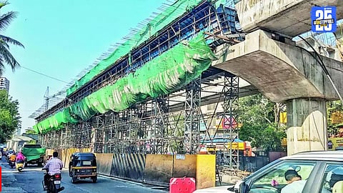 sinhgad road flyover work