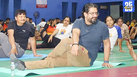 Yoga Day Observed with Enthusiasm in Satara