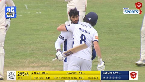 Tilak Varma Hits Hundred Under Pressure in County Debut