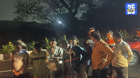 Kharghar's main power supply line gutted in a late-night fire, leaving thousands of residents without electricity.

