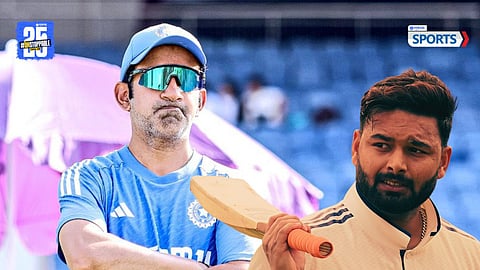 Did Gambhir avoid praising Pant in press conference?