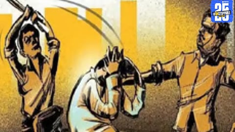 Victims of Kumtha Tanda assault; attacked with chairs and sticks during a violent clash.