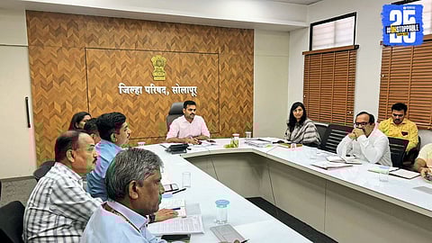 CEO Jangam reviewing Ashadhi Yatra preparations; warns officials of action for lapses in Warkari services.