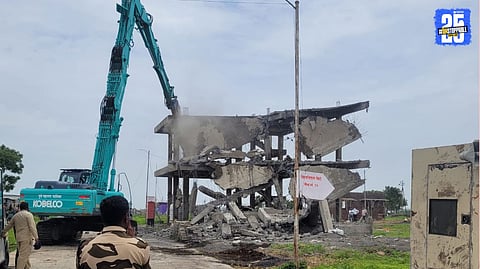 24 Buildings Demolished in Air Force Restricted Zone