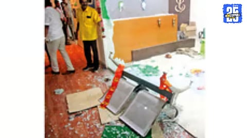 Five Accused in Shop Ransacking Incident; Police Investigation Underway