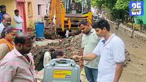 Contaminated Water Supply in Poshmma Chowk Due to Sewer-Water Mixing