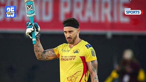 Faf du Plessis celebrates his record third MLC century