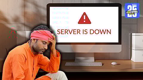 server down hit farmers 