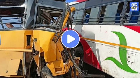 Video mangaluru bus accident 