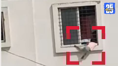 Child Rescue Man Saves Girl from Falling Off 3rd Floor in Katraj