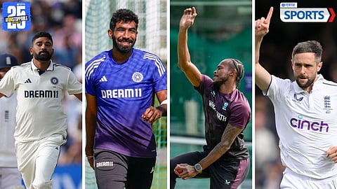 Mohammed Siraj, Jasprit Bumrah, Jofra Archerm Chris Woakes | England vs India