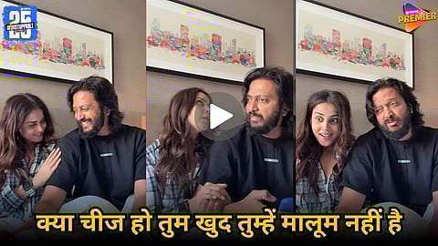 Riteish and Genelia latest funny Instagram video Viral: