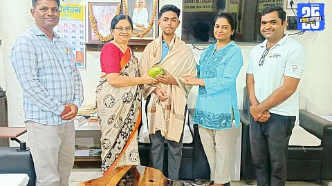 Vedant selected for the Asian Rifle Shooting Championship; a proud moment for his family and Maharashtra.