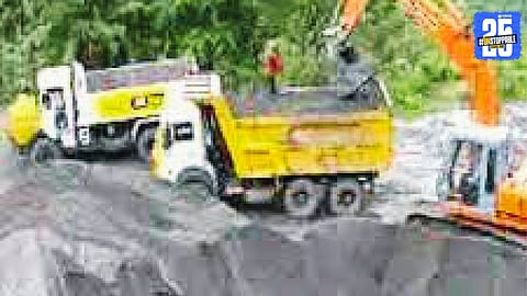 illegal sand transport