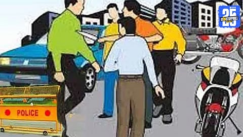 fake robbery