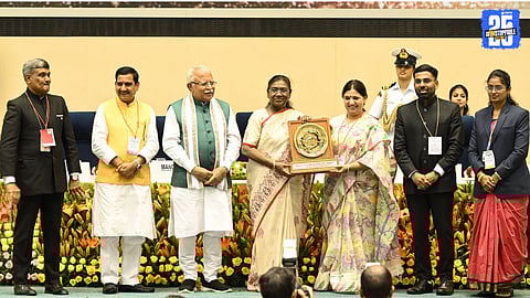 Panhala Municipal Council Honored by President for Super swachh bharat abhiyan League