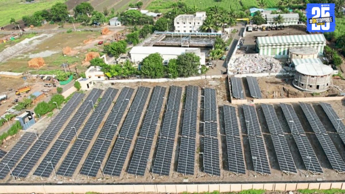 Shirdi’s solar panel installations powering the city towards a greener future.