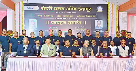 रोटरी क्लब इंदापूरच्या 
अध्यक्षपदी नितीन शहा