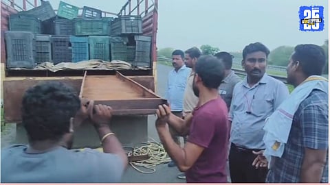 Pushpa Stype Ganja Smuggling