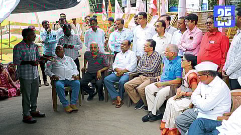 tribal teachers protest