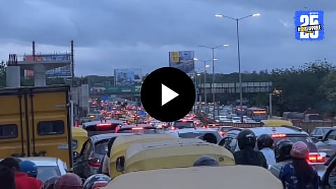 Bengaluru Traffic viral Video