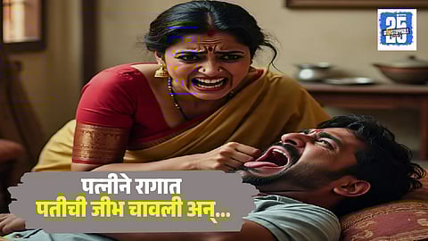 Wife Cuts Husband Tongue