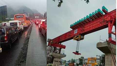Karad Bridge Traffic Jam